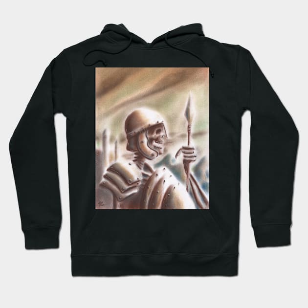 Skeleton Warrior Hoodie by EderArt